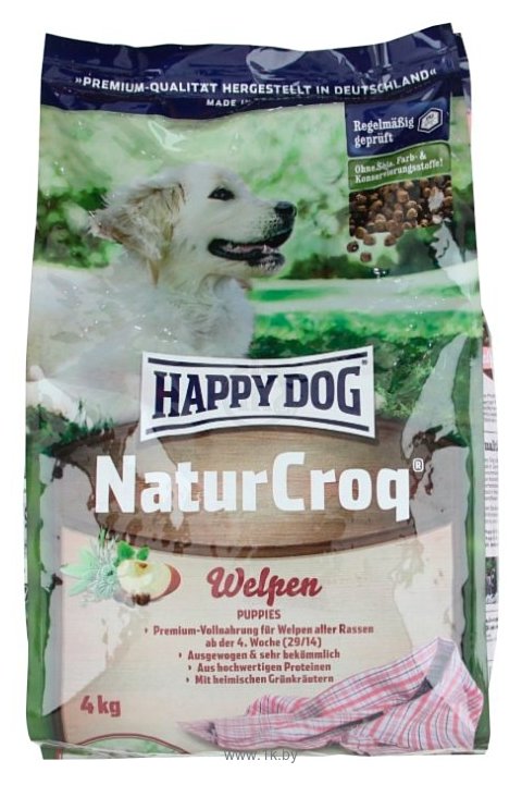 Фотографии Happy Dog (4 кг) NaturCroq Welpen для щенков