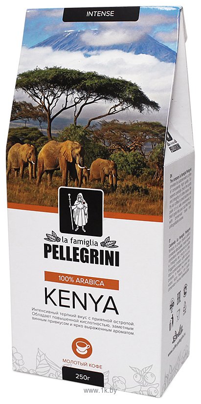 Фотографии La Famiglia Pellegrini Kenya молотый 250 г