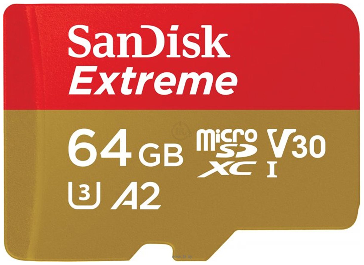 Фотографии SanDisk Extreme SDSQXAH-064G-GN6GN microSDXC 64GB