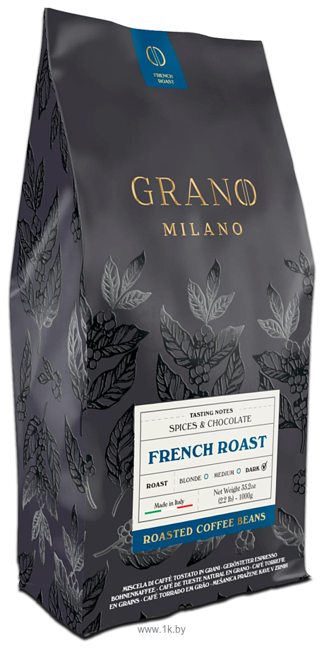 Фотографии Grano Milano French Roast зерновой 1 кг