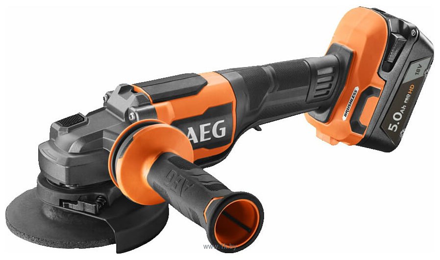 Фотографии AEG Powertools BEWS 18-125BLPX2-502C 4935480858 (с 2-мя АКБ)