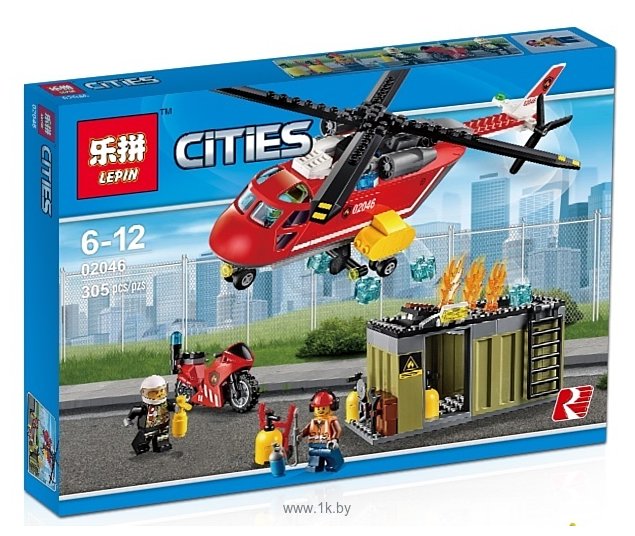 Фотографии Lepin City 02046 Пожарная команда быстрого реагирования