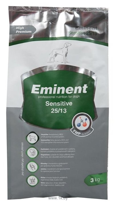 Фотографии Eminent (3 кг) Sensitive 25/13 для взрослых собак при чувствительном пищеварении