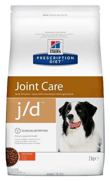 Фотографии Hill's (2 кг) Prescription Diet J/D Canine Mobility dry