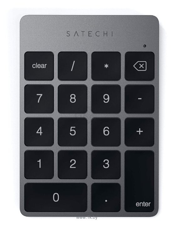 Фотографии Satechi Aluminum Slim Rechargeable Keypad Space Gray Bluetooth