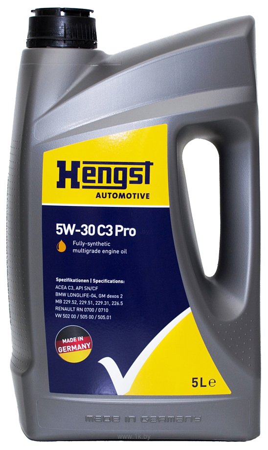 Фотографии Hengst 5W-30 C3 Pro 5л