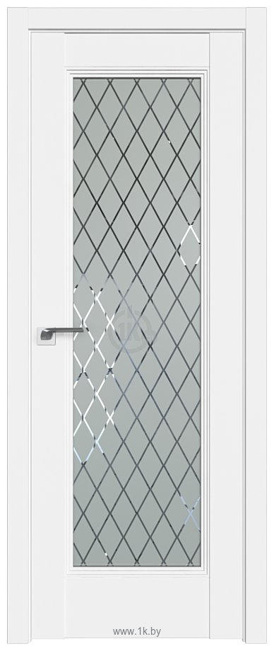 Фотографии ProfilDoors 65U 60x200 (аляска/стекло матовое ромб)