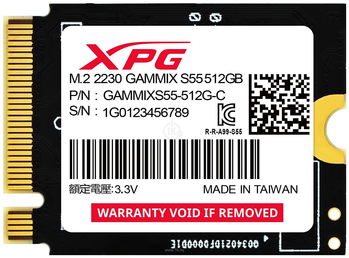 Фотографии ADATA XPG Gammix S55 512GB SGAMMIXS55-512G-C