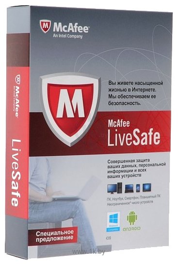 Фотографии McAfee LiveSafe Promo BOX [BOXMLS139001RAA]