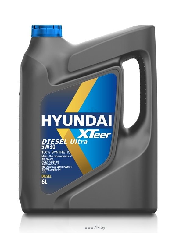 Фотографии Hyundai Xteer Diesel Ultra 5W-30 6л