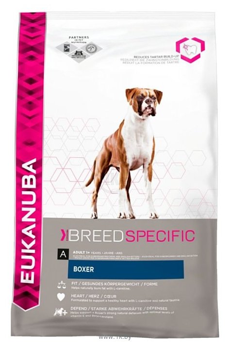 Фотографии Eukanuba Breed Specific Dry Dog Food For Boxer Chicken (12 кг)