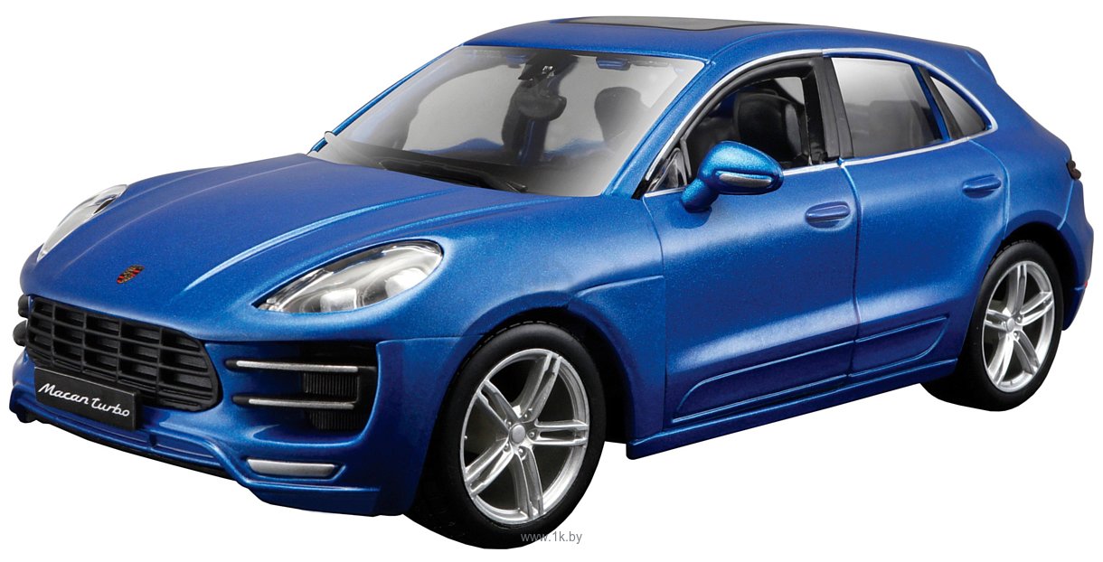 Фотографии Bburago Porsche Macan 18-21077 (синий)