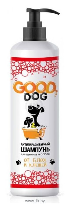Фотографии Good Dog шампунь от блох и клещей антипаразитарный для щенков и собак