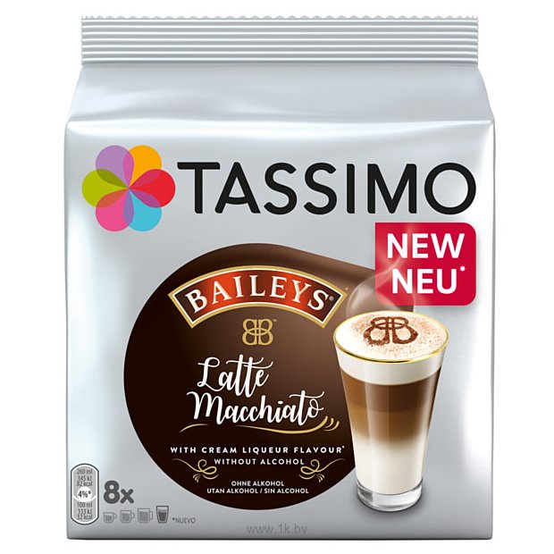 Фотографии Tassimo Baileys Latte Macchiato 16 шт