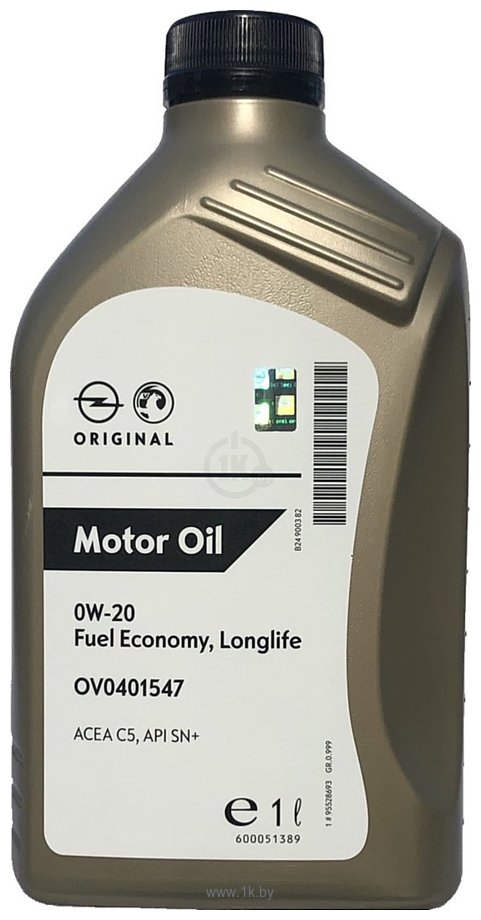 Фотографии GM Longlife Fuel Economy 0W-20 1л