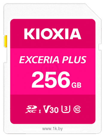 Фотографии Kioxia Exceria Plus SDXC LNPL1M256GG4 256GB