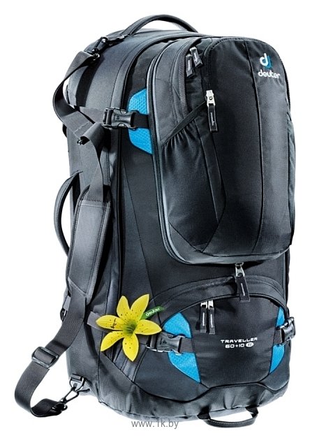 Фотографии Deuter Traveller 60+10 SL black (black/turquoise)