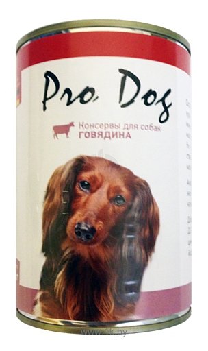 Фотографии Pro Dog Для собак говядина консервы (0.4 кг) 1 шт.