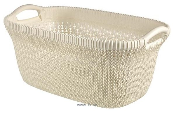 Фотографии Keter Knit Laundry Basket OASWHT STD 40L (белый)