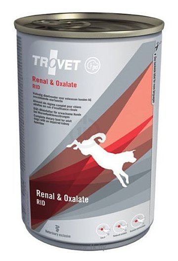 Фотографии TROVET (0.4 кг) 1 шт. Dog Renal&Oxalate RID canned