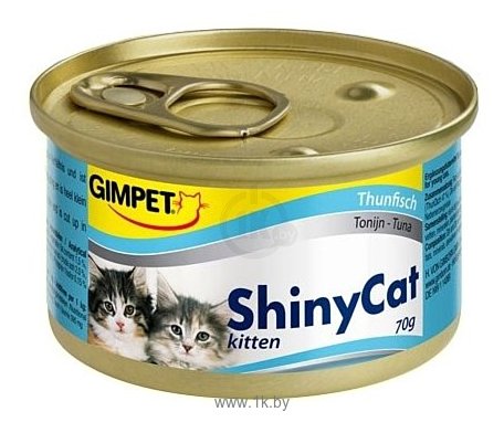Фотографии GimCat (0.07 кг) 24 шт. ShinyCat Kitten с тунцом