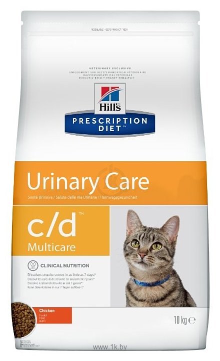 Фотографии Hill's Prescription Diet C/D Multicare Feline Chicken dry (10 кг)