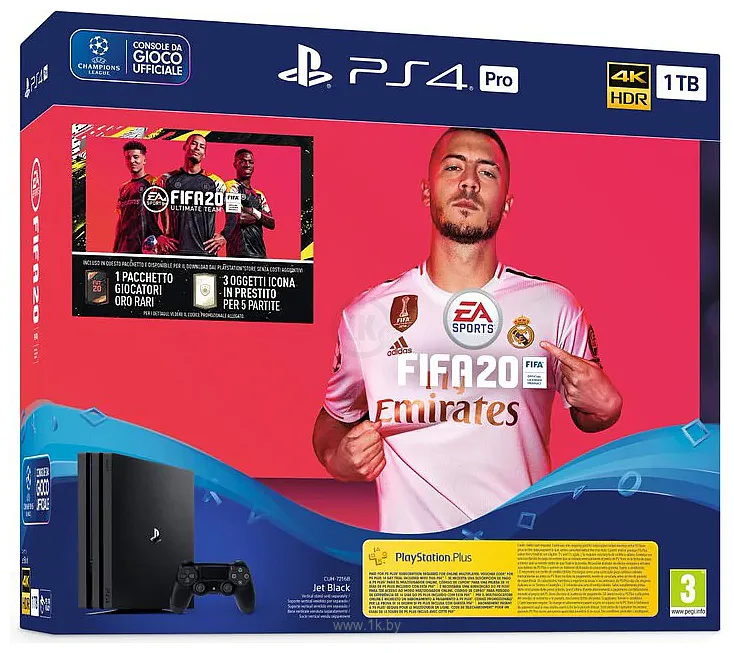 Фотографии Sony PlayStation 4 Pro 1 ТБ FIFA 20