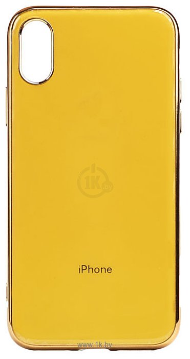 Фотографии EXPERTS Plating Tpu для Apple iPhone XR (желтый)