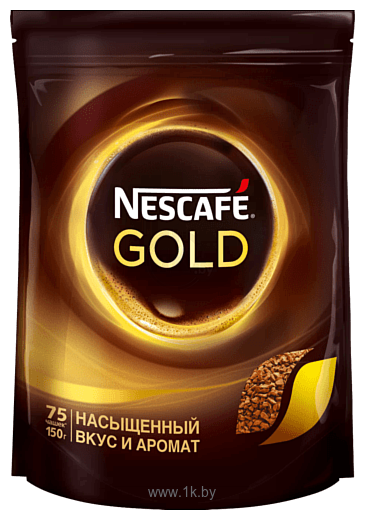 Фотографии Nescafe Gold растворимый 150 г (пакет)