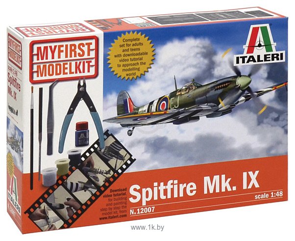 Фотографии Italeri 12007 Spitfire Mk. Lx My First Model Kit