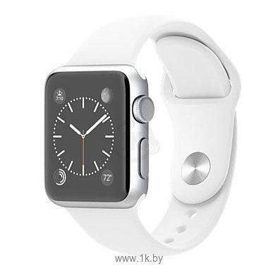 Фотографии Apple Watch Sport 38mm Silver with White Sport Band (MJ2T2)