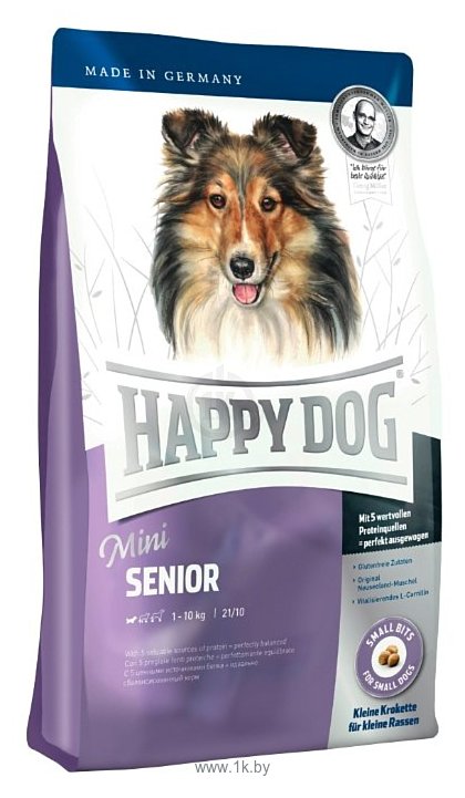 Фотографии Happy Dog (4 кг) Supreme - Mini Senior для пожилых собак мелких пород