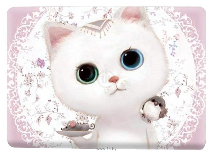Фотографии i-Blason MacBook Pro 13 A1706/A1708 Cute kitten pink