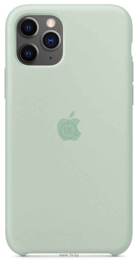 Фотографии Apple Silicone Case для iPhone 11 Pro Max (голубой берилл)