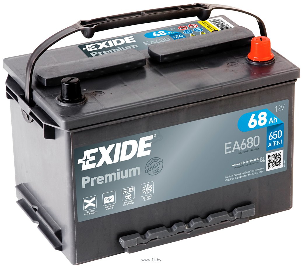 Фотографии Exide Premium EA680 (68Ah)