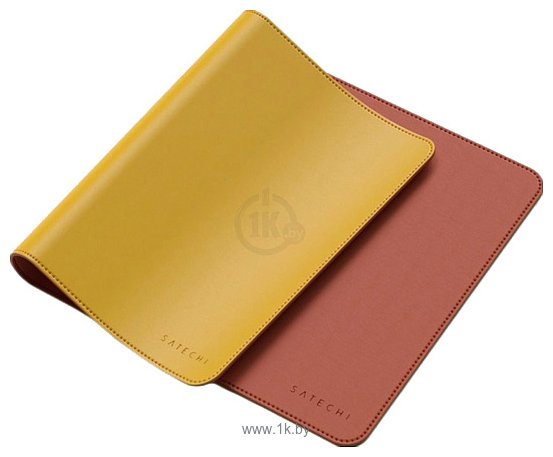 Фотографии Satechi Dual Sided Eco-Leather Deskmate (желтый/оранжевый)