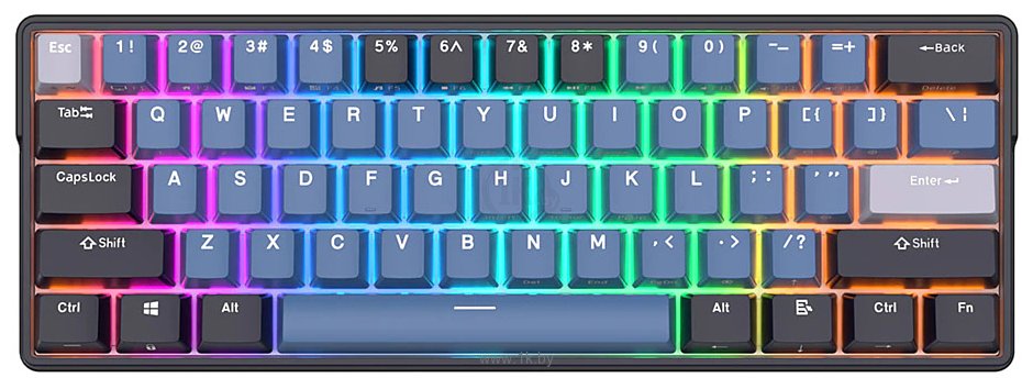 Фотографии Royal Kludge RK61 Plus RGB black, RK Cyan