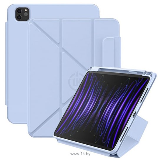 Фотографии Baseus Minimalist Series Magnetic Case для Apple iPad Pro 12.9 (голубой)