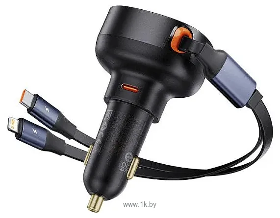 Фотографии Baseus Enjoyment Pro 2-in-1 Car Charger C+L 60W C00057802111-00 Фотографии Baseus Enjoyment Pro 2-in-1 Car Charger C+L 60W C00057802111-00