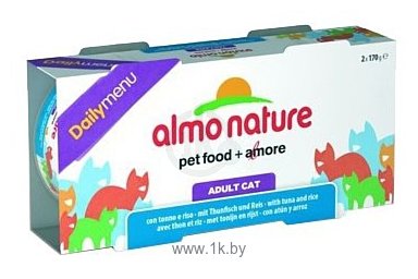 Фотографии Almo Nature DailyMenu Adult Cat Tuna and Rice (0.17 кг) 1 шт.