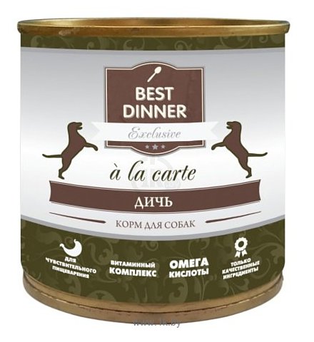Фотографии Best Dinner A la Carte для собак Дичь (0.24 кг) 12 шт.