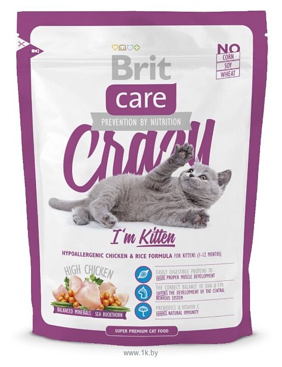 Фотографии Brit Care Crazy I'm Kitten (0.4 кг)