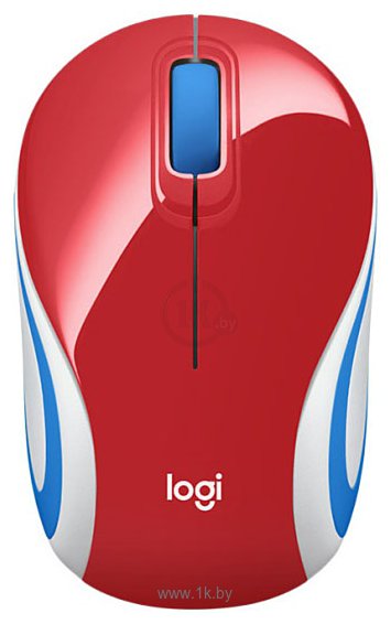 Фотографии Logitech M187 red/blue