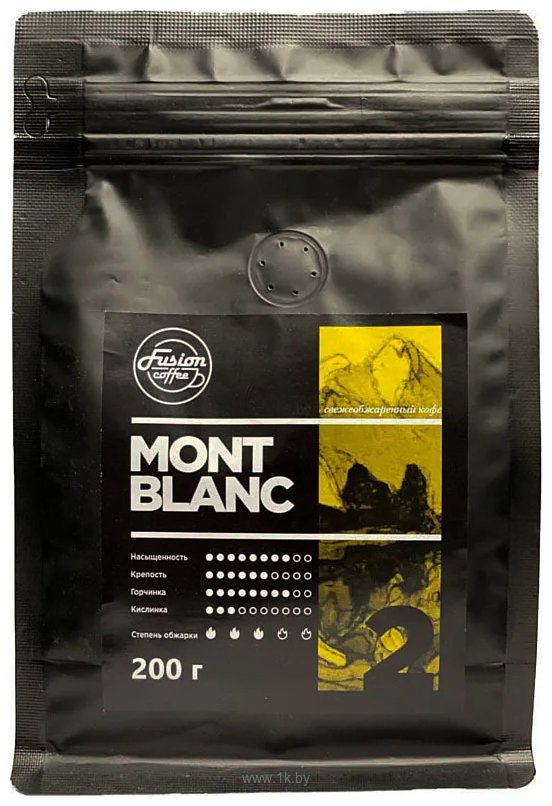 Фотографии Fusion Coffee Mont Blanc зерновой 200 г