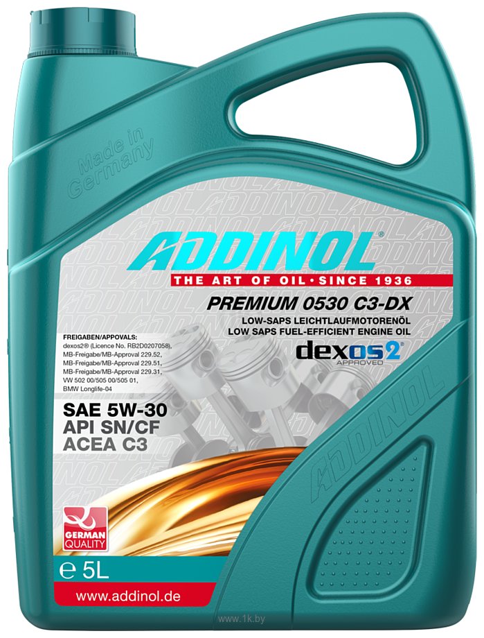 Фотографии Addinol Premium 0530 C3-DX 5W-30 5л