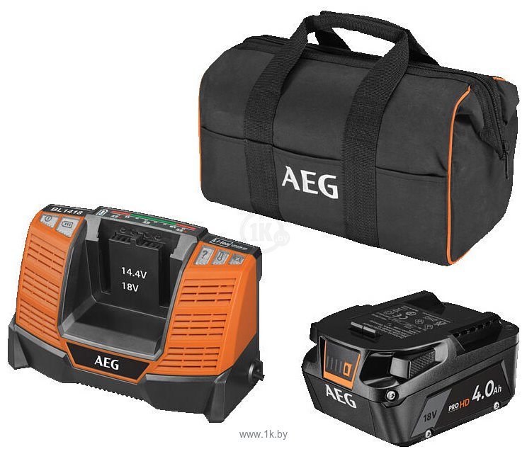 Фотографии AEG Powertools SEТL1840SHD 4935478944 (18В/4 Ah + 18В, сумка)