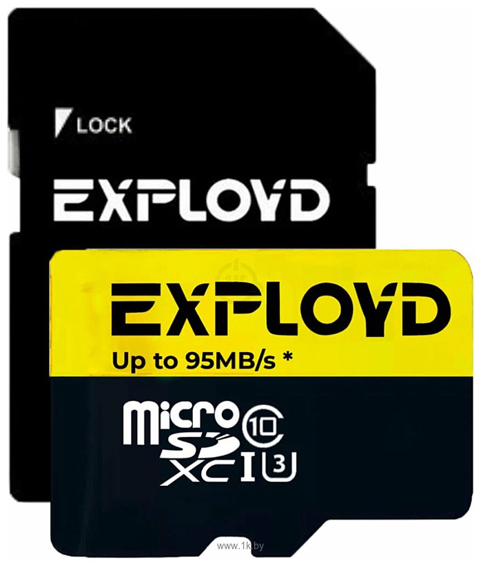 Фотографии Exployd Premium Series microSDXC 256GB EX256GCSDXC10UHS-1-ELU3 (с адаптером)