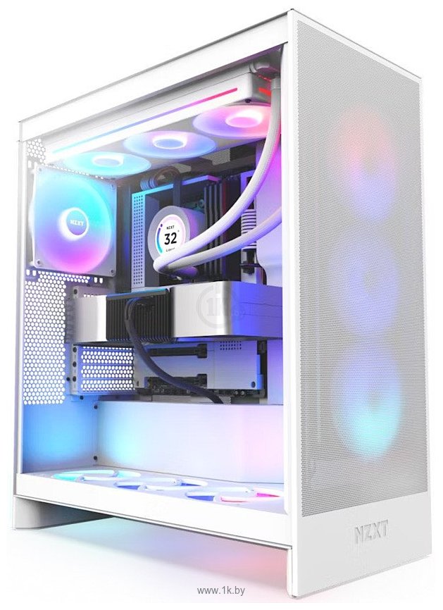 Фотографии NZXT H7 Flow RGB 2024 CM-H72FW-R1
