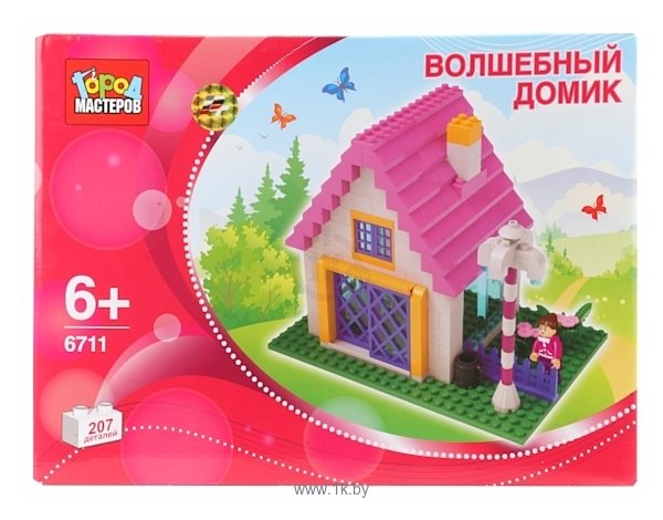 Фотографии ГОРОД МАСТЕРОВ Розовые мечты BB-6711-R Волшебный домик
