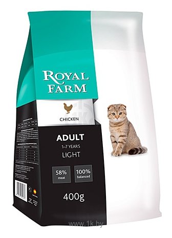 Фотографии Royal Farm (2 кг) Сухой корм для кошек Adult Light Chicken